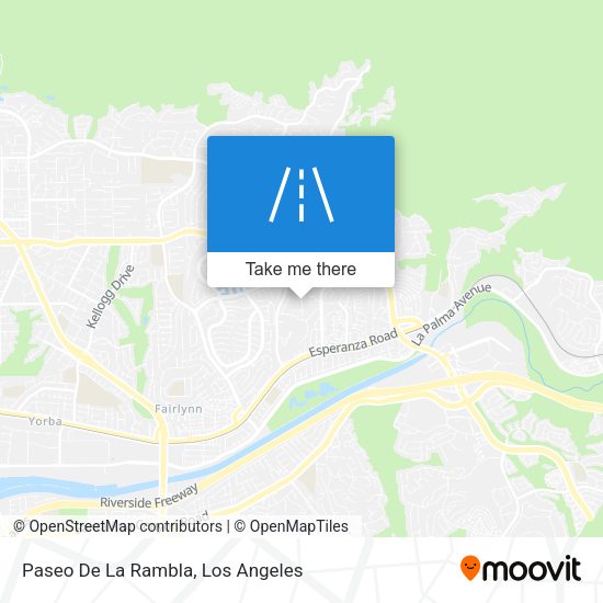 Paseo De La Rambla map