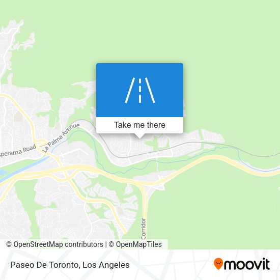 Paseo De Toronto map
