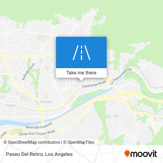 Paseo Del Retiro map