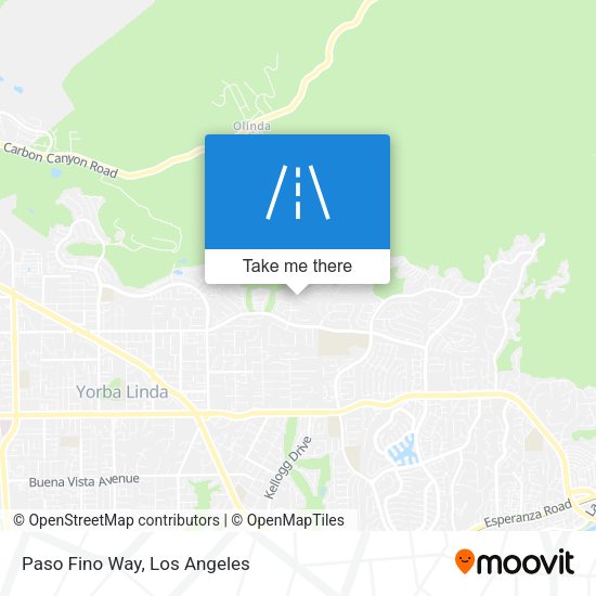 Mapa de Paso Fino Way