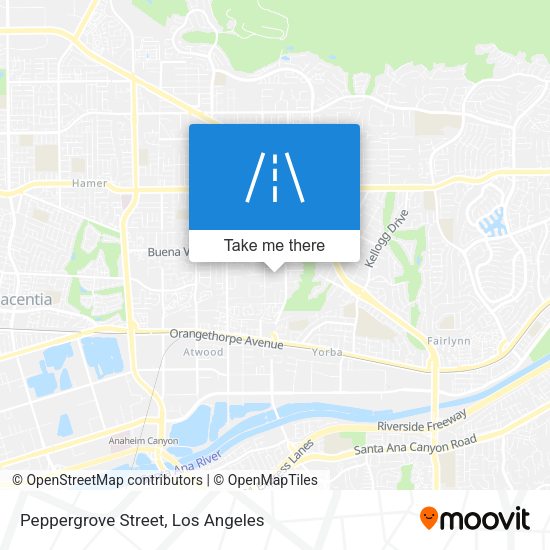 Peppergrove Street map