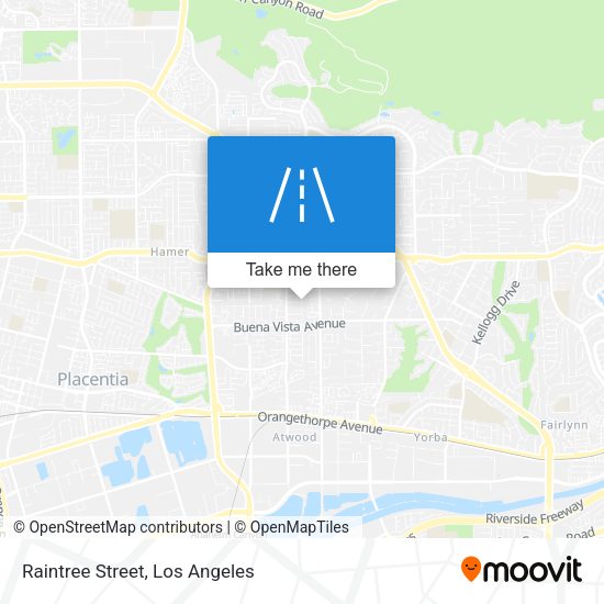 Raintree Street map