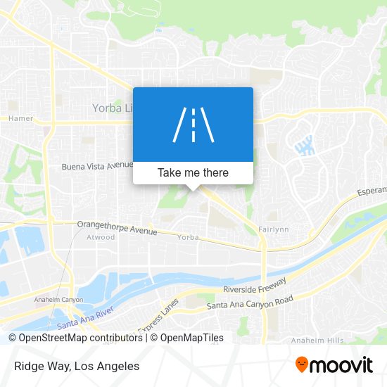 Mapa de Ridge Way