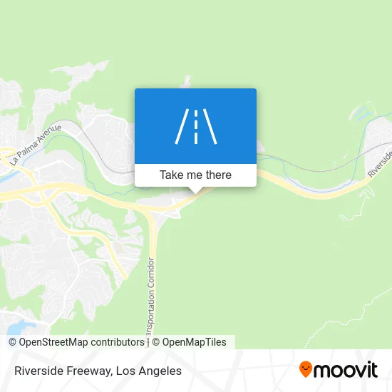 Riverside Freeway map
