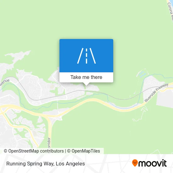 Running Spring Way map