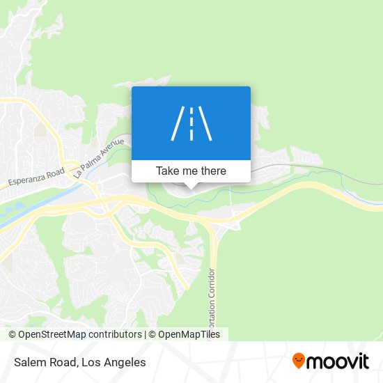 Salem Road map