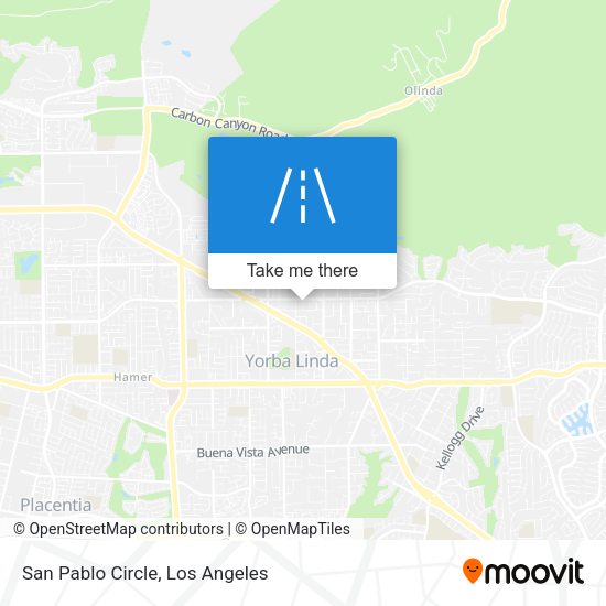 Mapa de San Pablo Circle