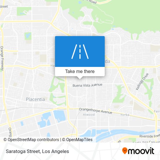 Mapa de Saratoga Street