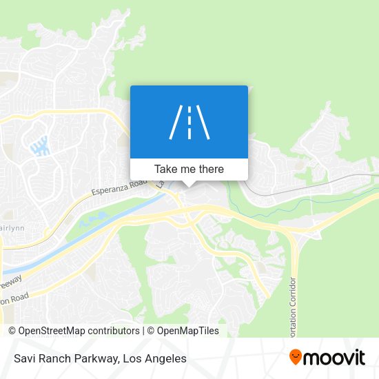 Mapa de Savi Ranch Parkway