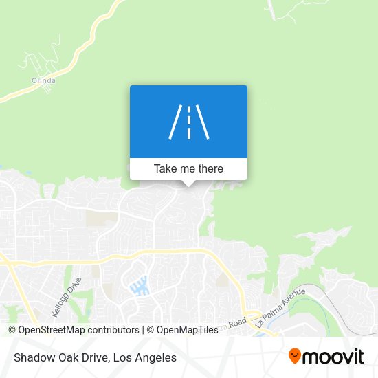 Shadow Oak Drive map