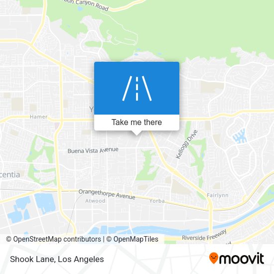 Mapa de Shook Lane
