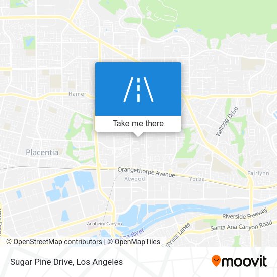Mapa de Sugar Pine Drive