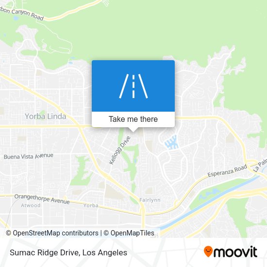 Sumac Ridge Drive map