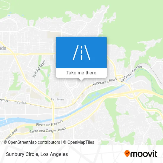 Sunbury Circle map