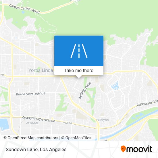 Sundown Lane map