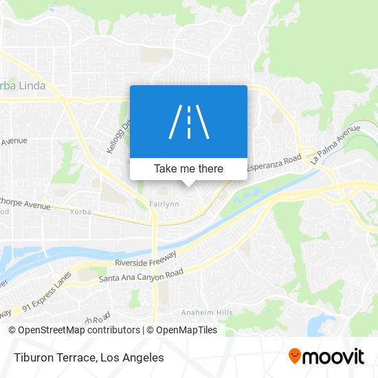 Tiburon Terrace map