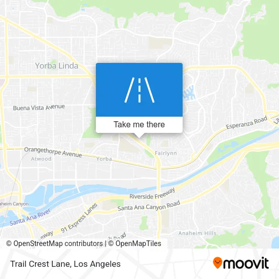 Trail Crest Lane map