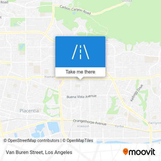 Van Buren Street map