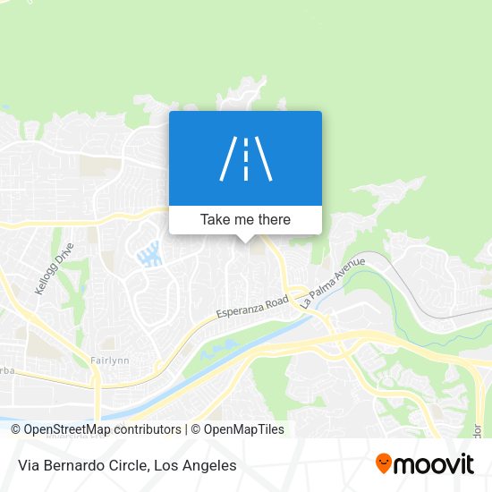 Mapa de Via Bernardo Circle
