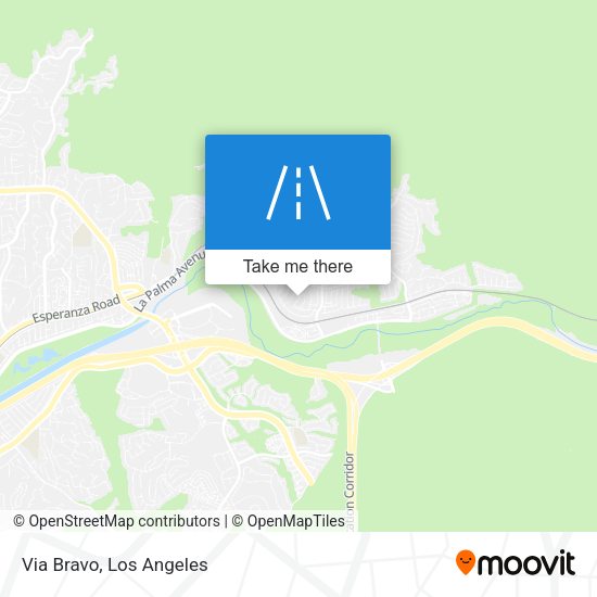 Mapa de Via Bravo