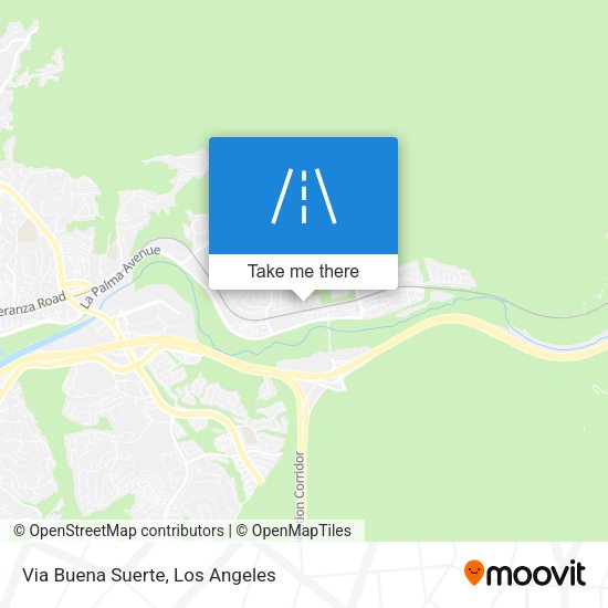 Via Buena Suerte map