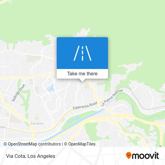 Mapa de Via Cota