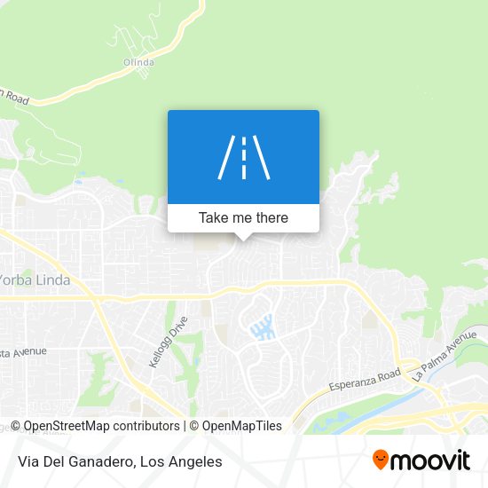 Mapa de Via Del Ganadero