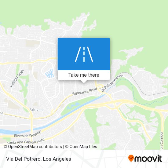 Mapa de Via Del Potrero