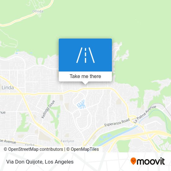 Via Don Quijote map