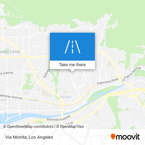 Mapa de Via Monita