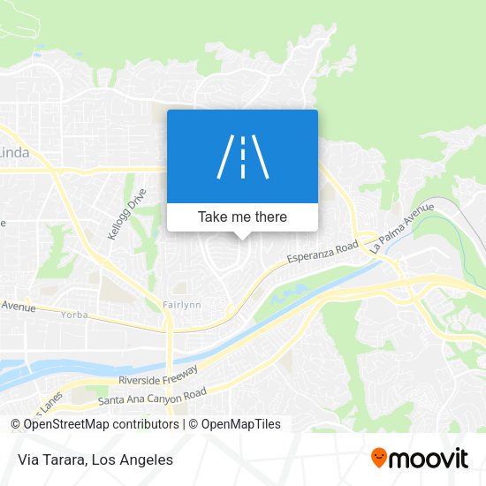 Mapa de Via Tarara
