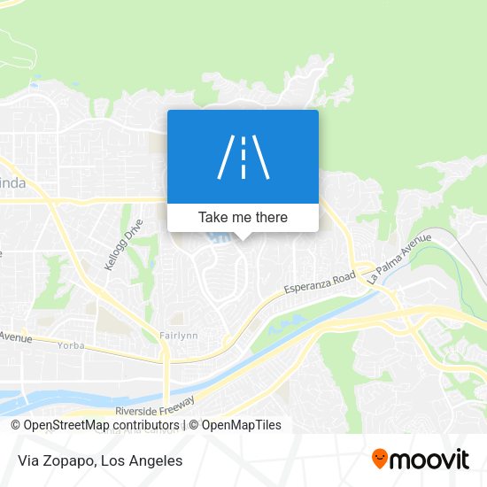 Mapa de Via Zopapo