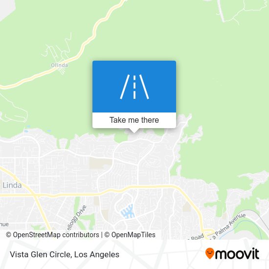 Vista Glen Circle map