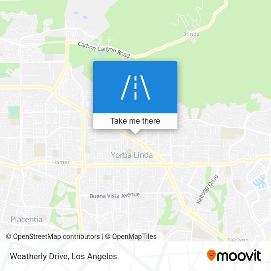 Weatherly Drive map