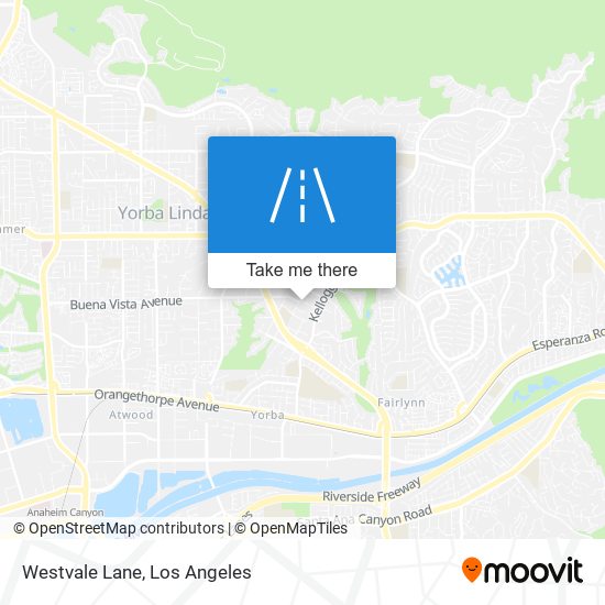 Westvale Lane map