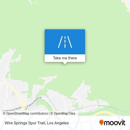 Mapa de Wire Springs Spur Trail