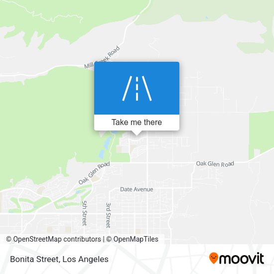 Mapa de Bonita Street