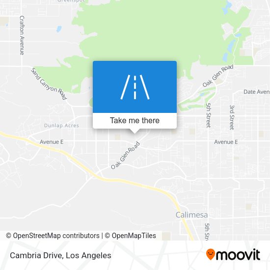 Mapa de Cambria Drive