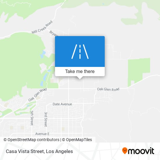 Casa Vista Street map