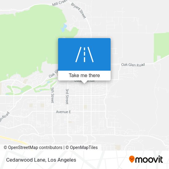 Mapa de Cedarwood Lane