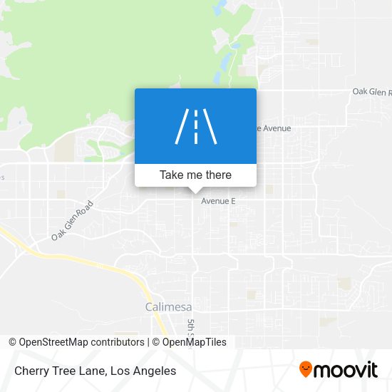 Cherry Tree Lane map
