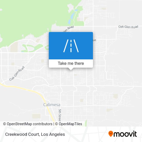 Mapa de Creekwood Court