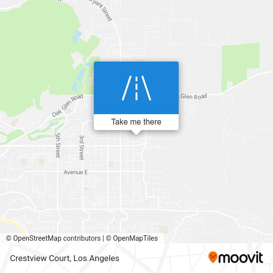 Mapa de Crestview Court