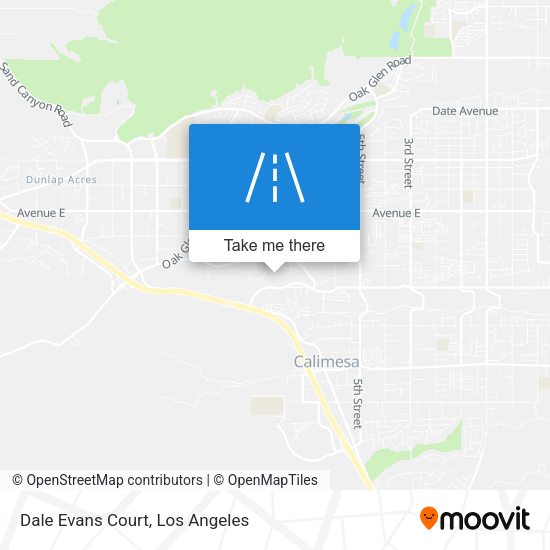 Dale Evans Court map