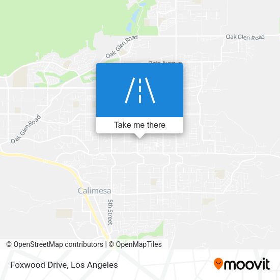 Mapa de Foxwood Drive