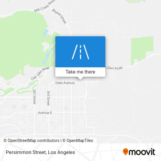 Persimmon Street map