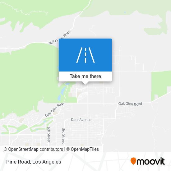 Mapa de Pine Road