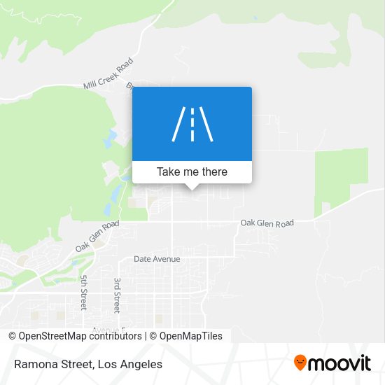 Ramona Street map