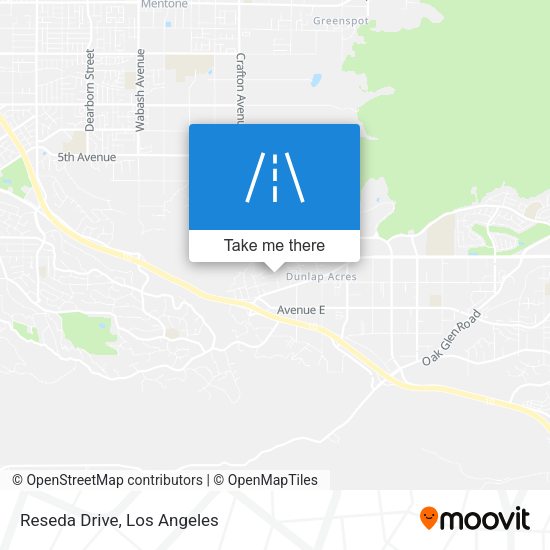 Mapa de Reseda Drive