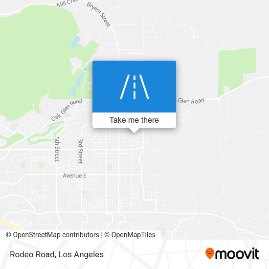 Mapa de Rodeo Road